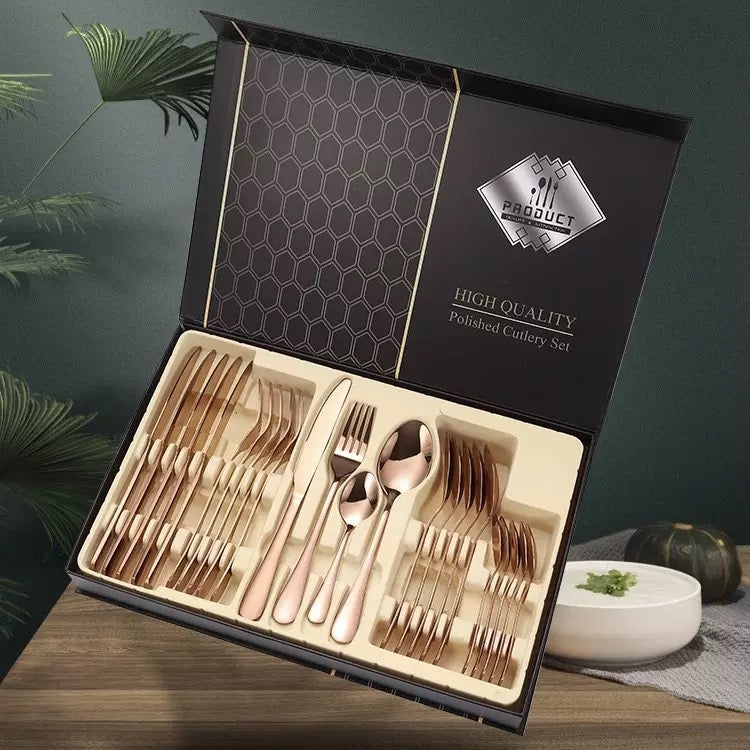 24pcs Cutlery Elegant Set