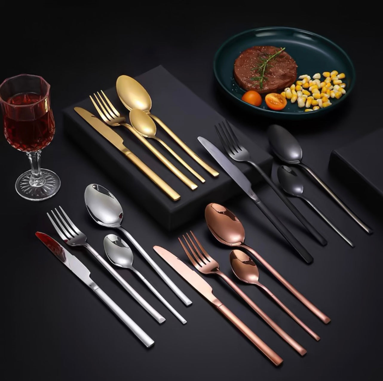 4pcs Classic Elegant Cutlery